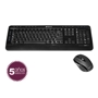 WOXTER TECLADO + RATON WIRELESS COMBO 300 NANO RECEIVER NEGRO